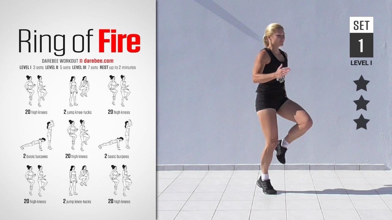 The Ring of Fire Workout [ FULL ] [ HIGH BURN ] [ 20 MIN ]