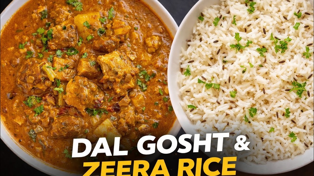 #DalGosht#DalGoshtRecipe#ZeeraRice#DalGoshtAndRice#MuttonLovers#DesiFood#GharKaKhana