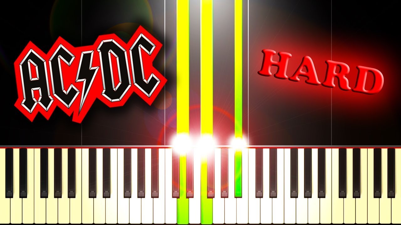 AC/DC - IT'S A LONG WAY TO THE TOP (IF YOU WANNA ROCK 'N' ROLL) - Piano Tutorial