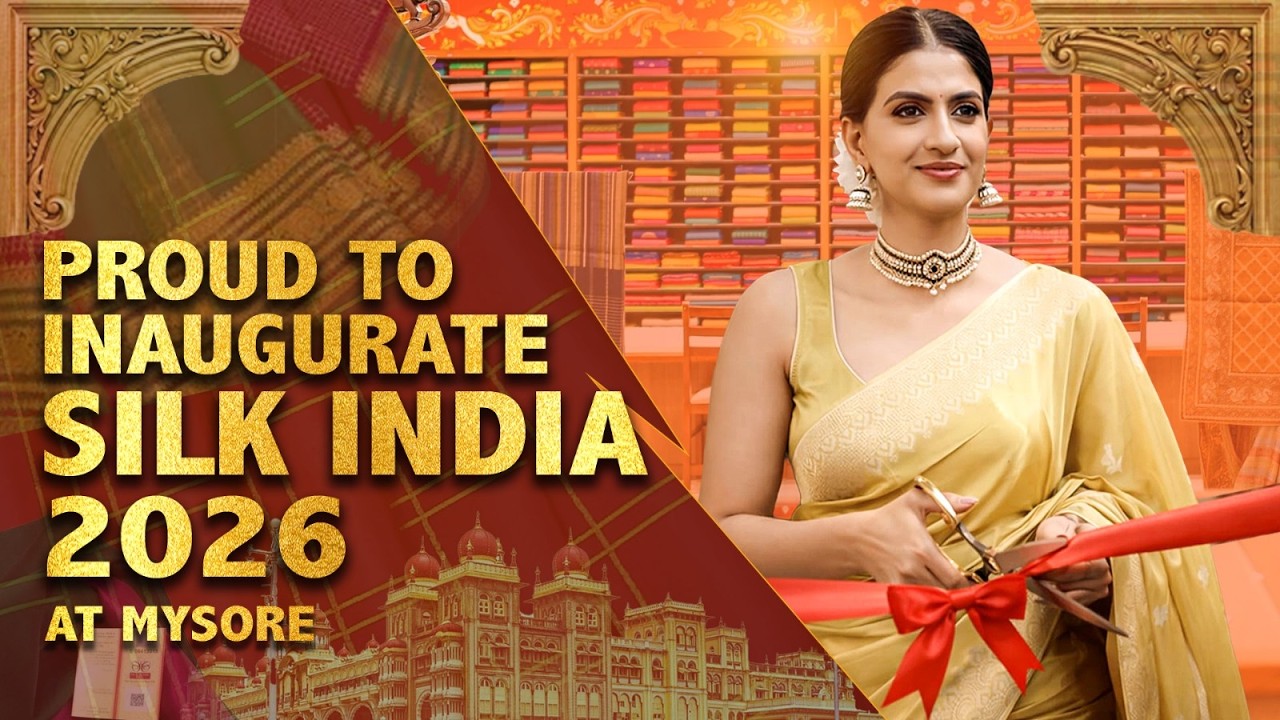 Proud to Inaugurate Silk India 2026 🎉 | Special Moment | Risha Gowda | #Mysore
