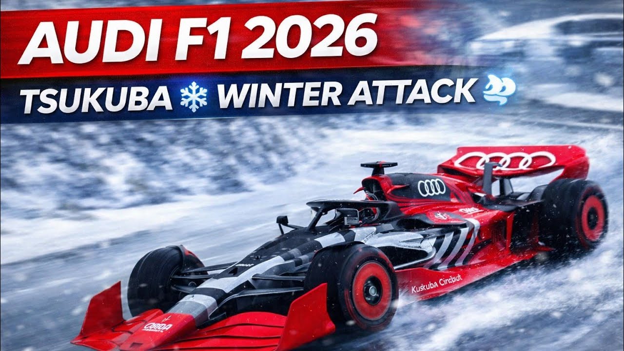 🏁❄️ Ауди Ф1 2026 | ЭК Цукуба Зима 🧊💨