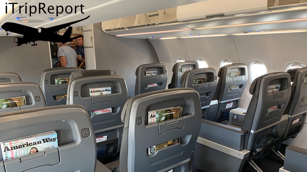 American A321NEO Inaugural First Class