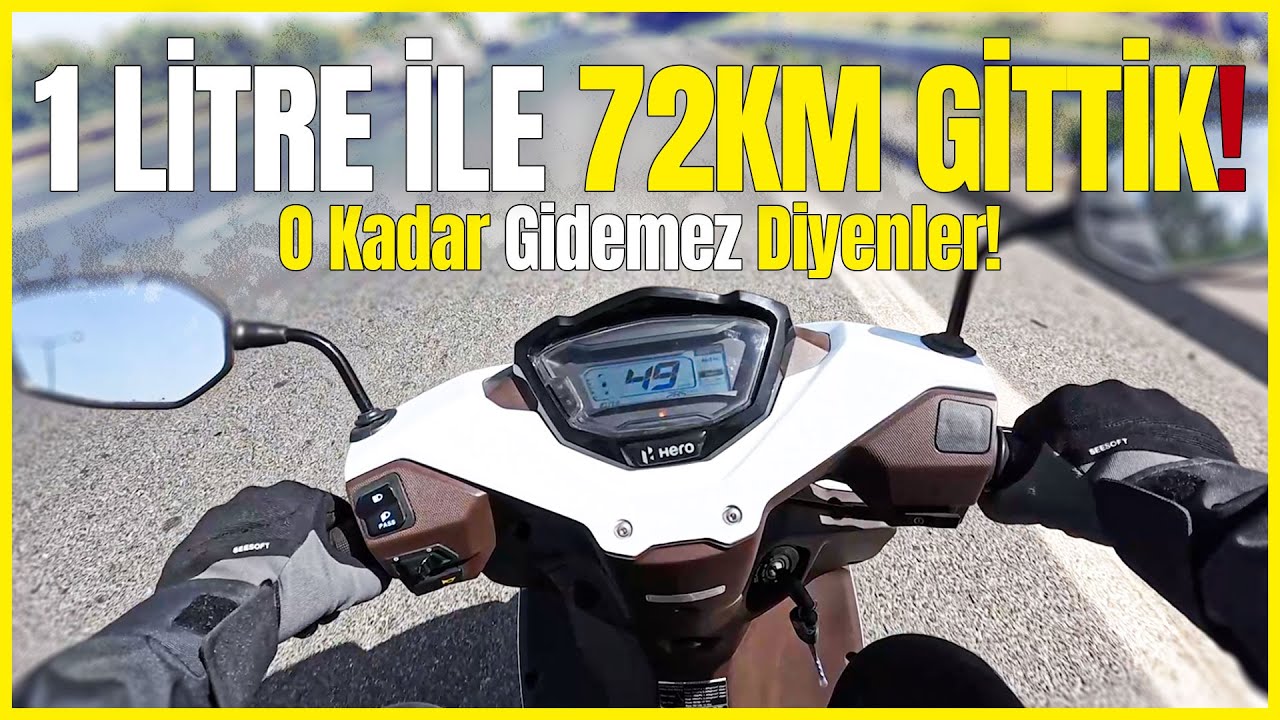 1 Litre ile O Kadar Gidemez Diyenler! | Hero Dash125 | 2. TEST