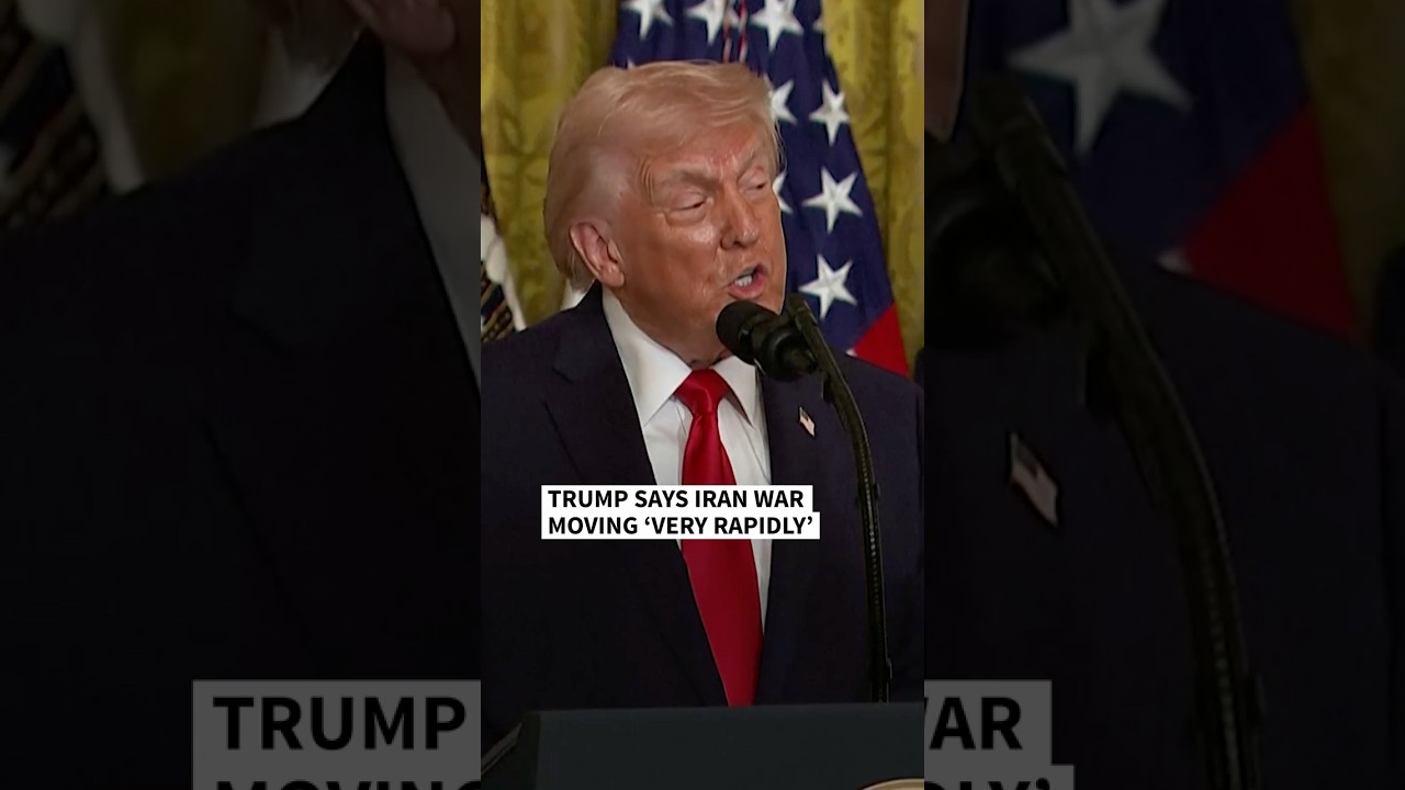 Trump says Iran war moving 'very rapidly' | AFP