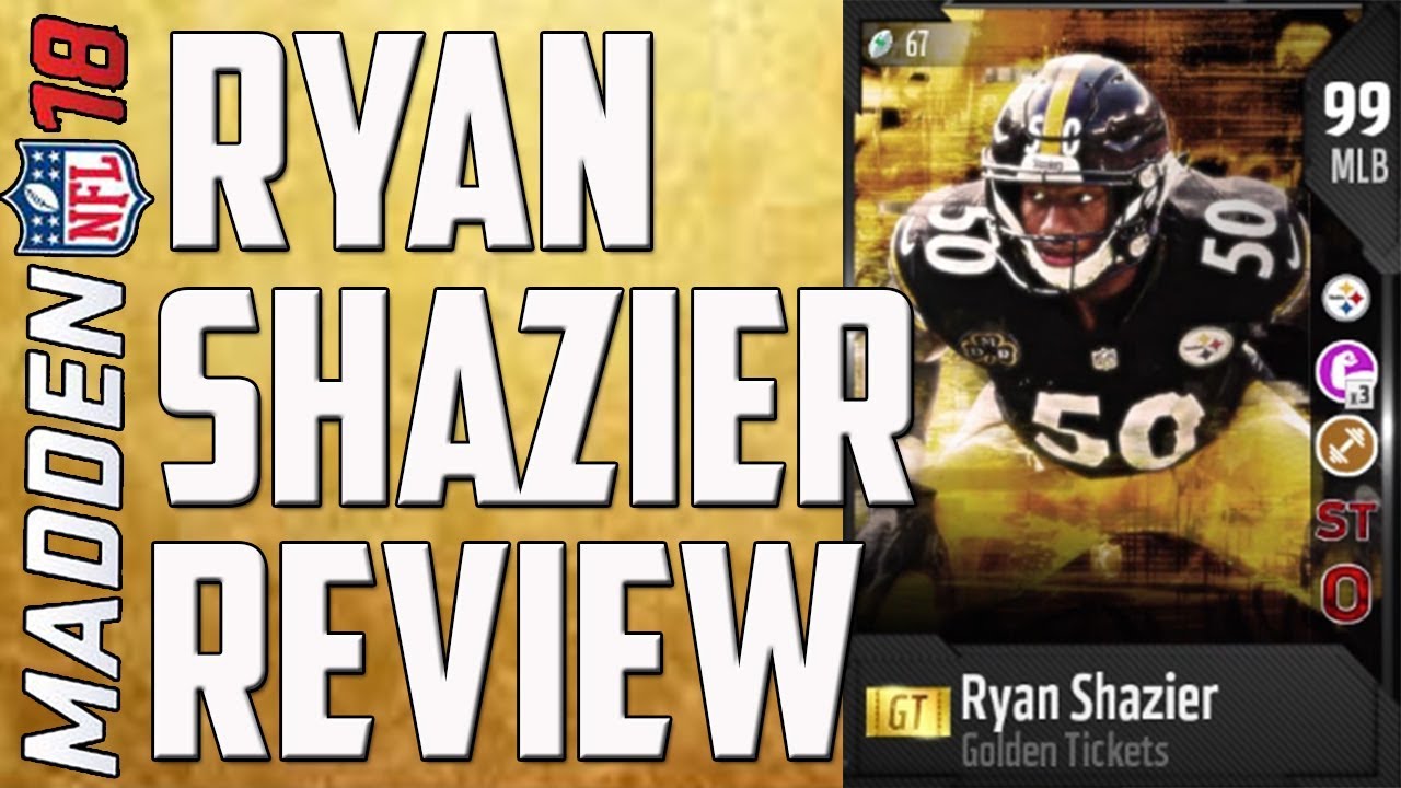 How Good is Golden Ticket Ryan Shazier? MUT 18 Card Review
