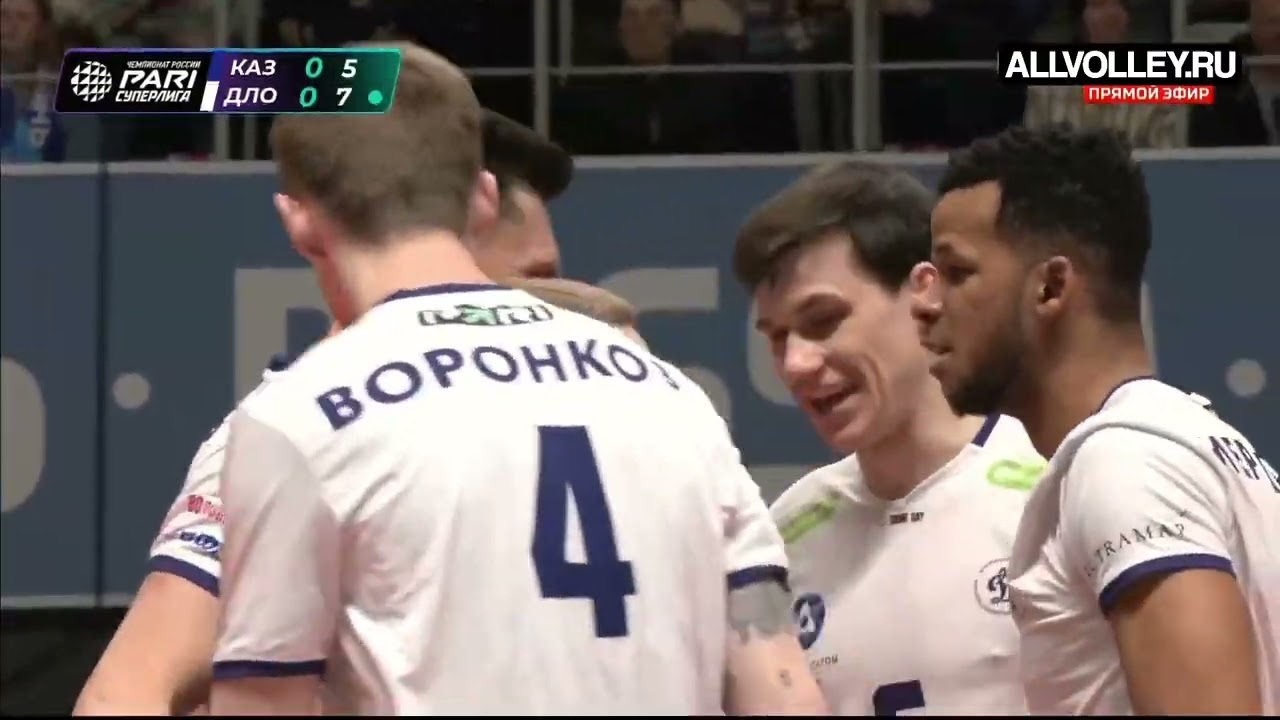 Волейбол. Зенит-Казань &mdash; Динамо-ЛО. 1/2 финала