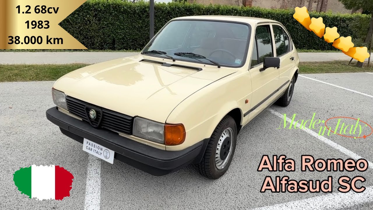Alfasud, 5 porte e un boxer! 😎⚙️🚙 Recensione Alfa Romeo Alfasud 1.2 68cv - 1983 🇮🇹 