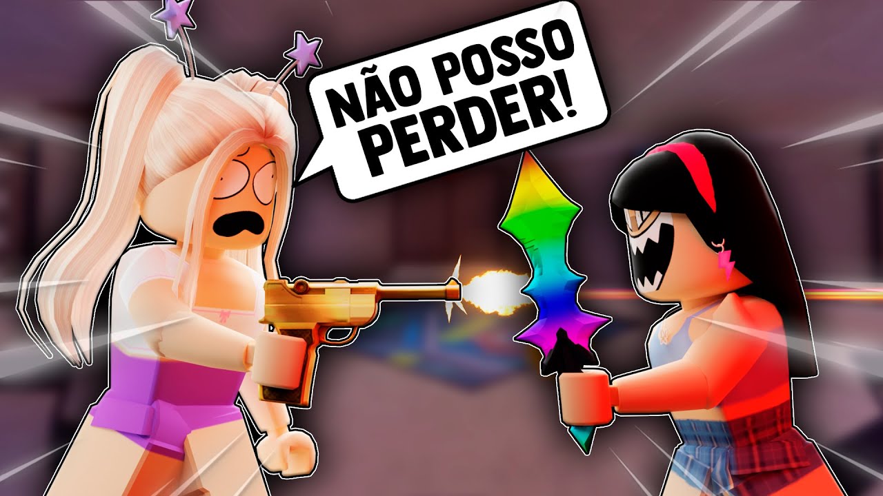 SE EU PERDER O VÍDEO ACABA! 😥 MURDER MYSTERY 2! [ROBLOX]