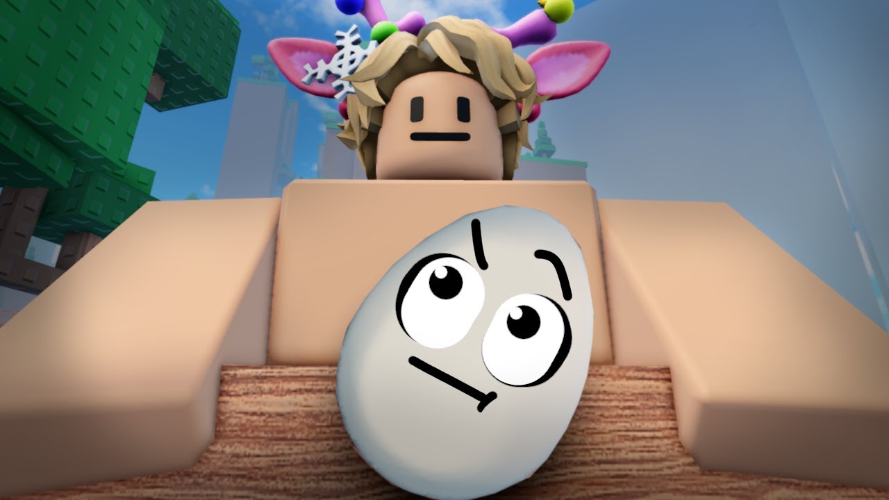 I'm an egg and Chad DROPPED ME. | Roblox 2 Person Egg Obby