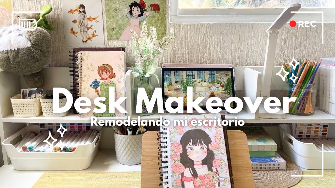 Remodelando mi escritorio 🪴| Unboxing, Art Studio.