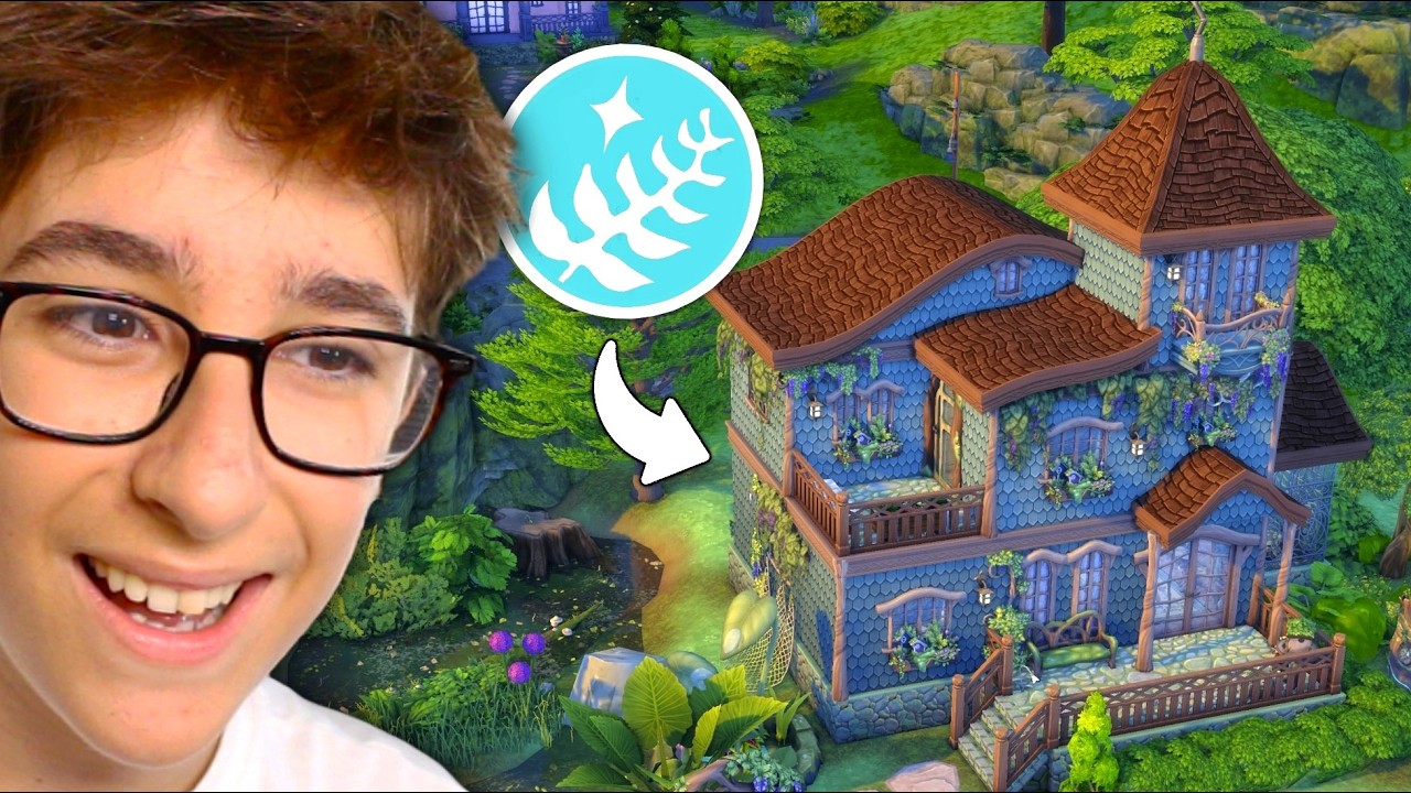 CONSTRUYO una CASA SOLO con Naturaleza Encantada🧚‍♀️✨