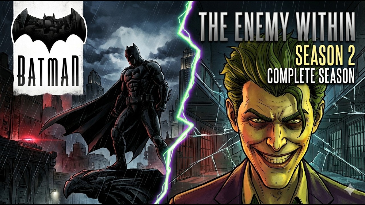 BATMAN THE TELLTALE SERIES THE ENEMY WITHIN (TEMPORADA 2) (FINAL) FULL GAME / NO COMMENTARY. esp