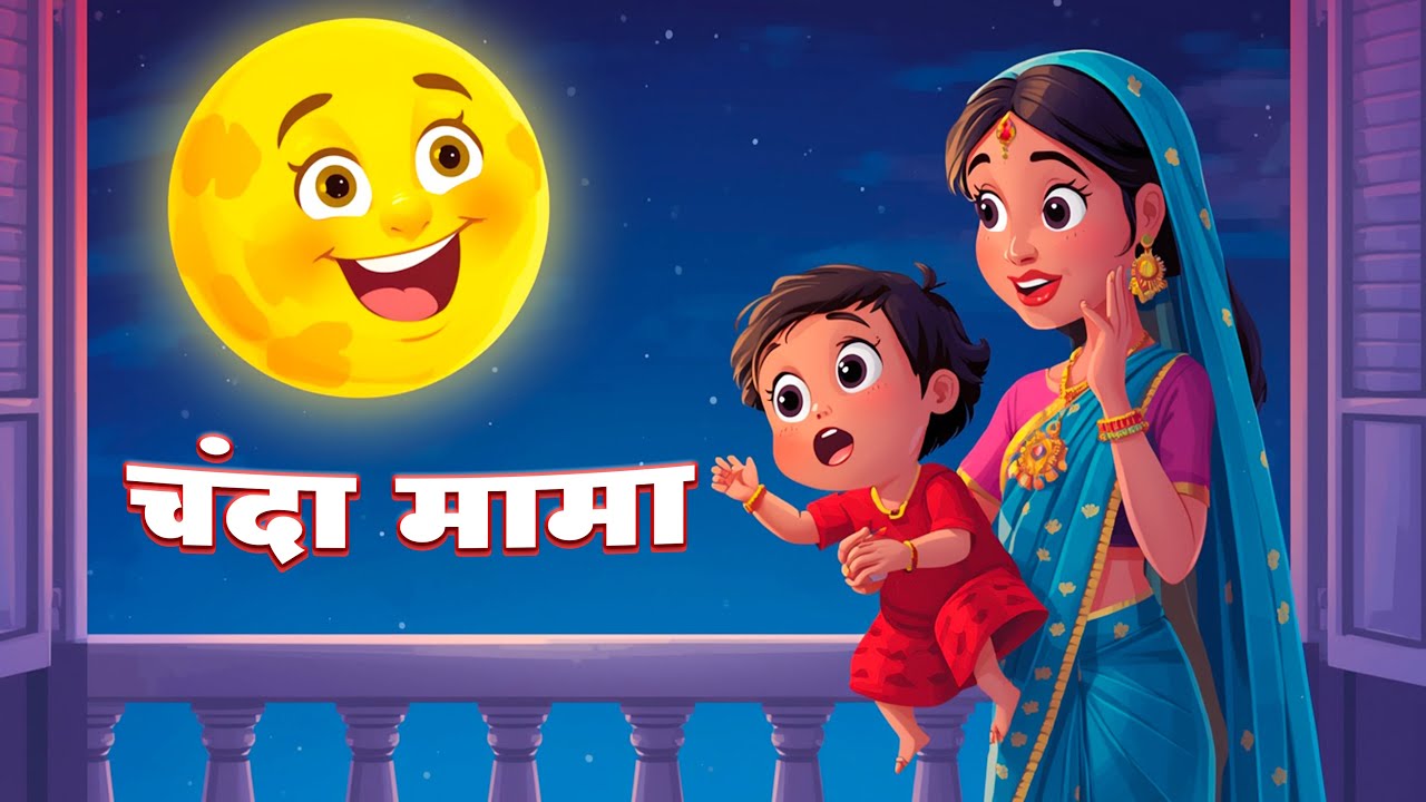Chanda Mama Aao Na : चंदा मामा आओ ना | Hindi Rhymes For Children | Kids Song | Nursery Rhymes