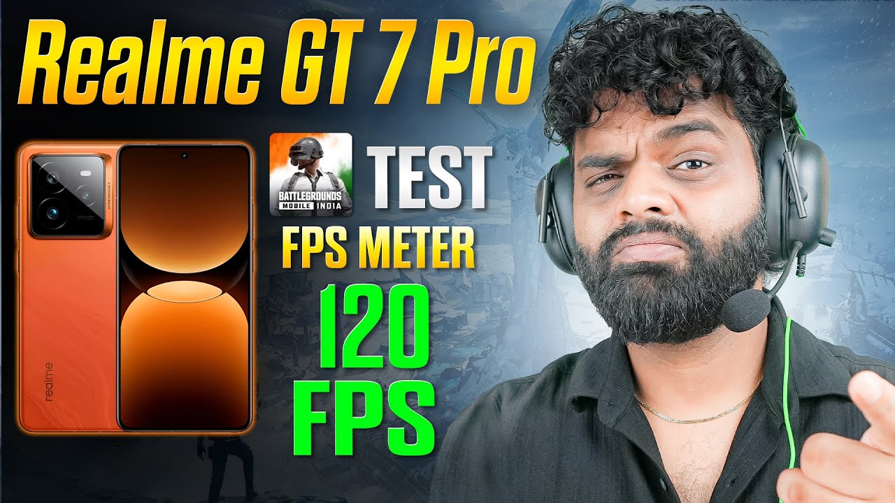 Realme GT 7 Pro BGMI 120 FPS Live Test ⚡ | FPS Performance & Gameplay 🔥
