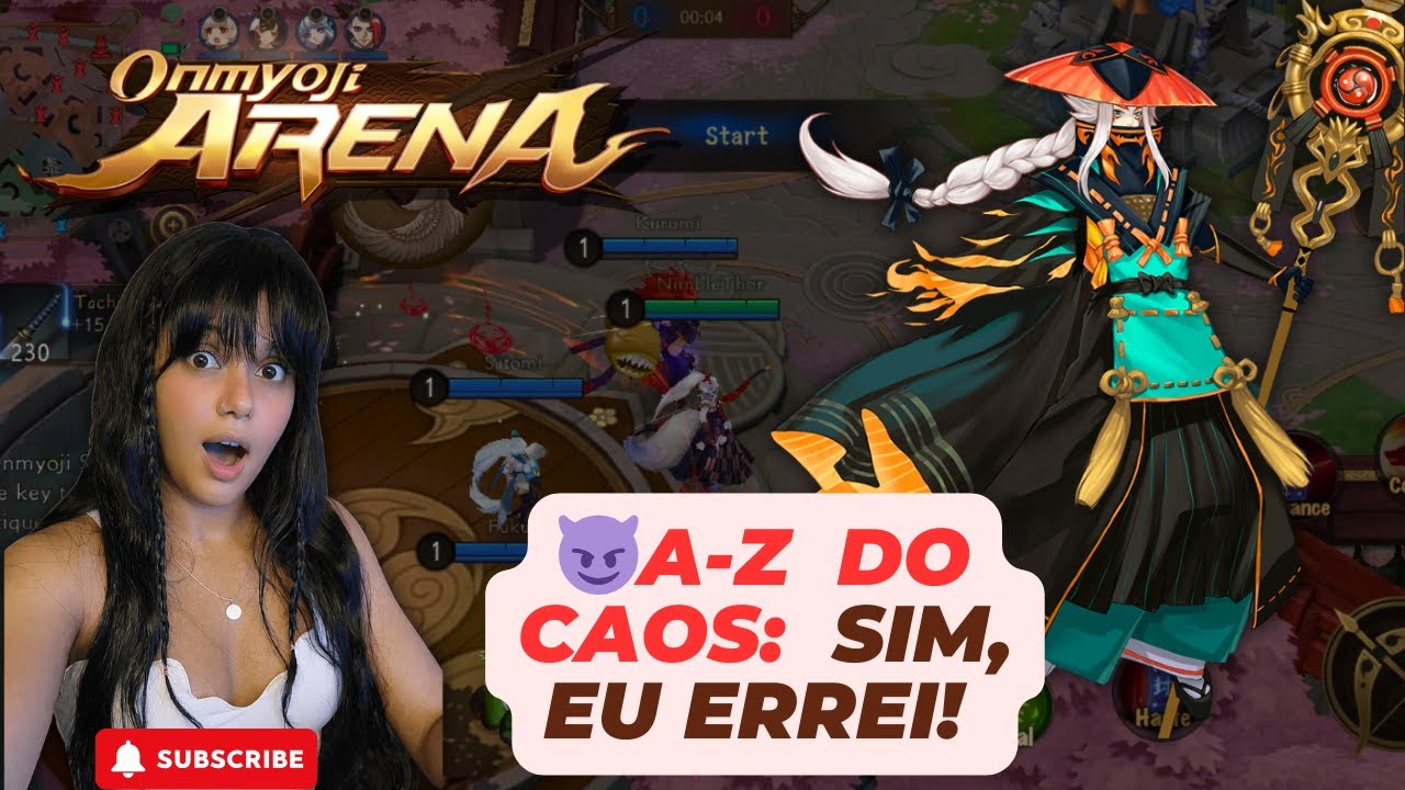 💜LETRA A: Fui explicar Aoandon e joguei de Aobozu… | A a Z do Caos 😅 #moba #gameplay