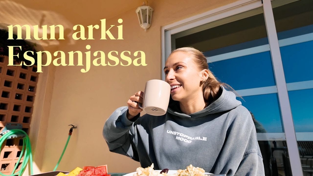 ESPANJA VLOGI: Milt&auml; arki t&auml;&auml;ll&auml; n&auml;ytt&auml;&auml;?☀️ Mit&auml; ostan kaupasta Espanjassa?🥭