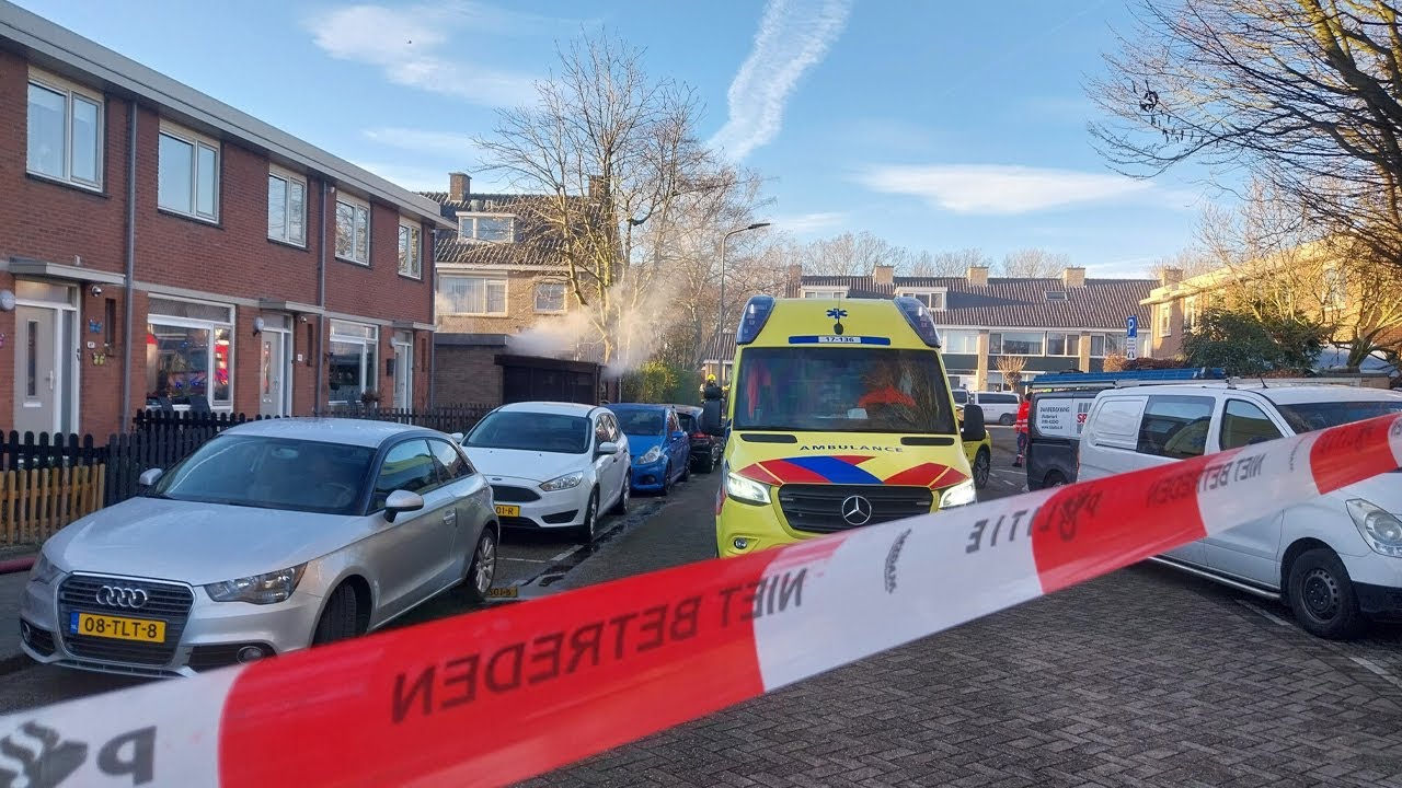 Man overleden bij schuurbrand in Ridderkerk