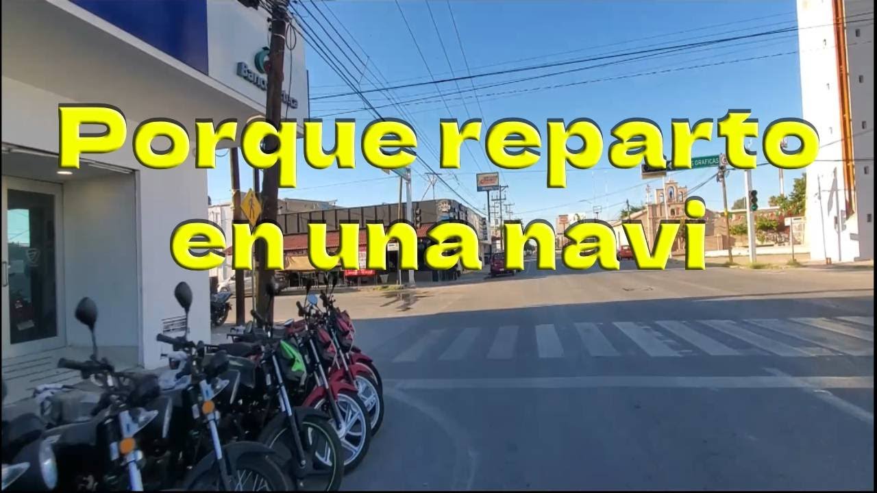 Porque uso una honda navi para UberEats #motovlog