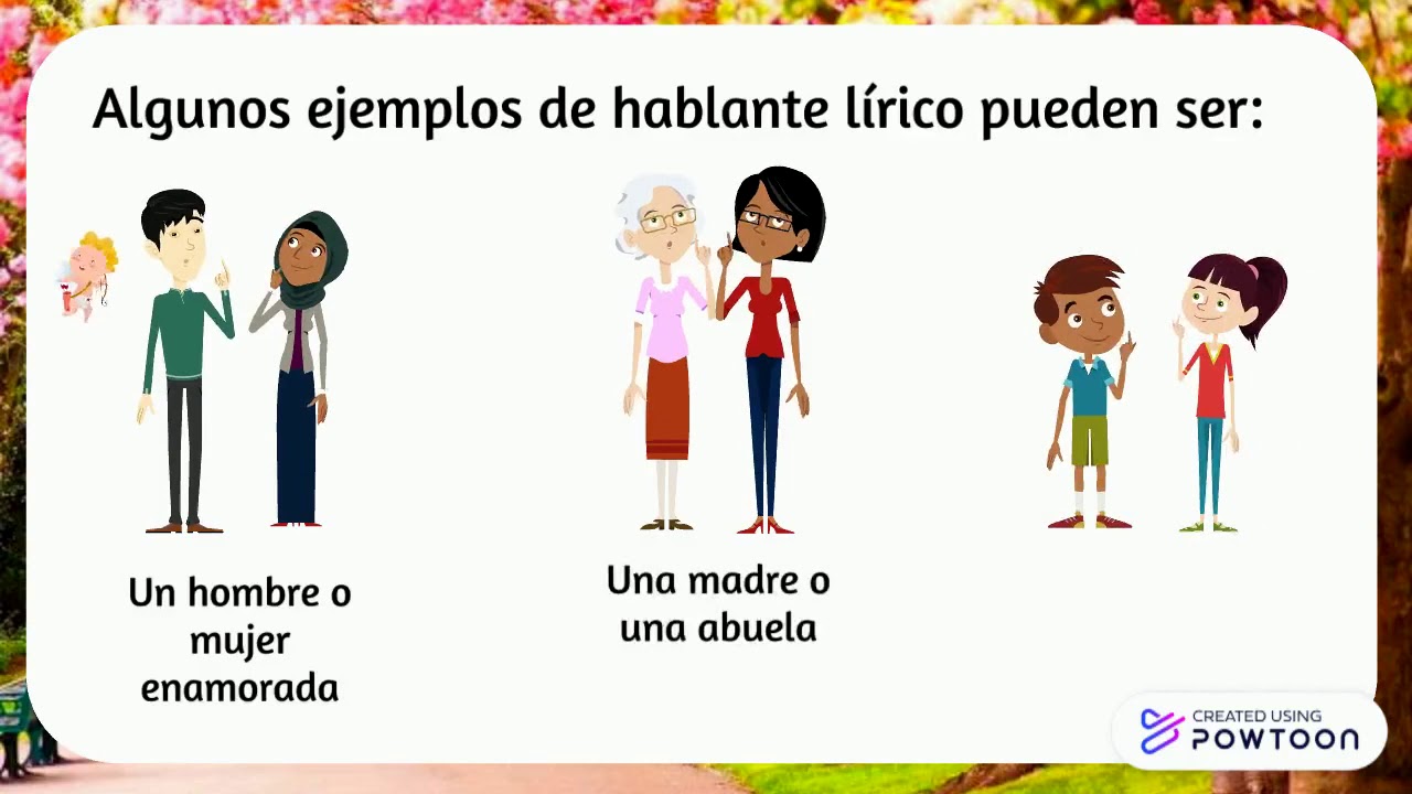 Hablante lírico y objeto lírico