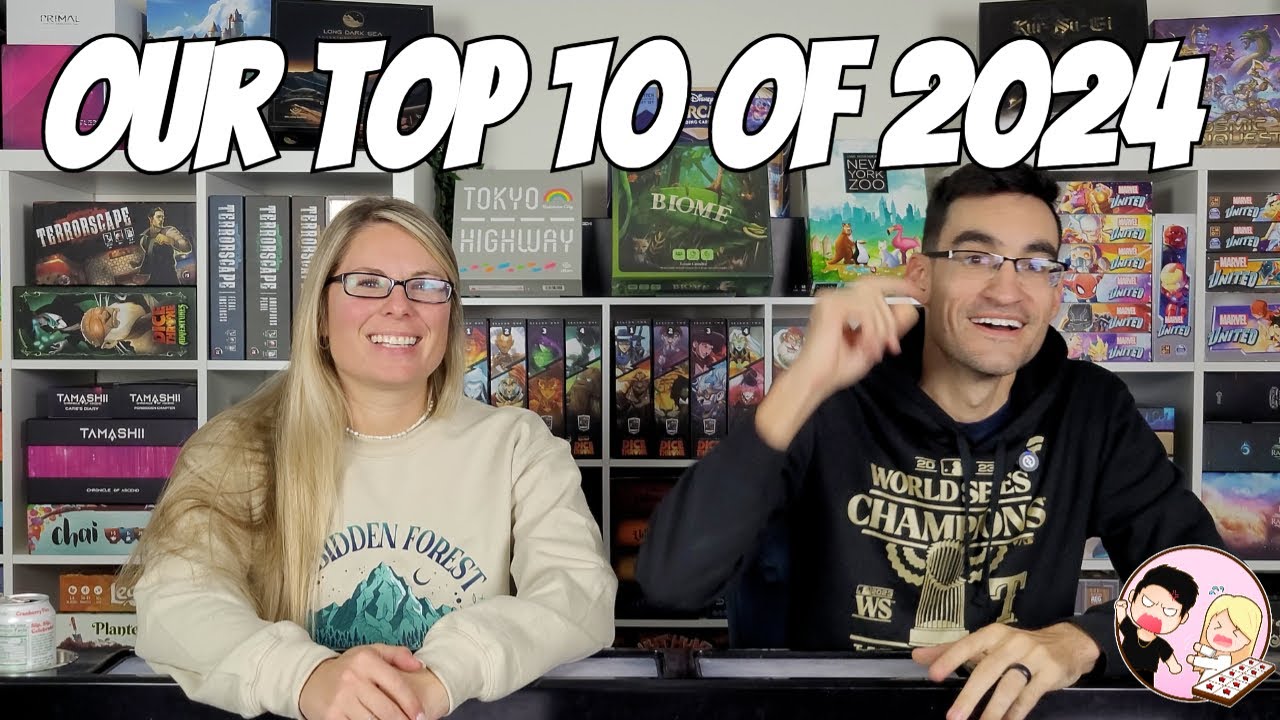 Our Top 10 Board Games of 2024!!!