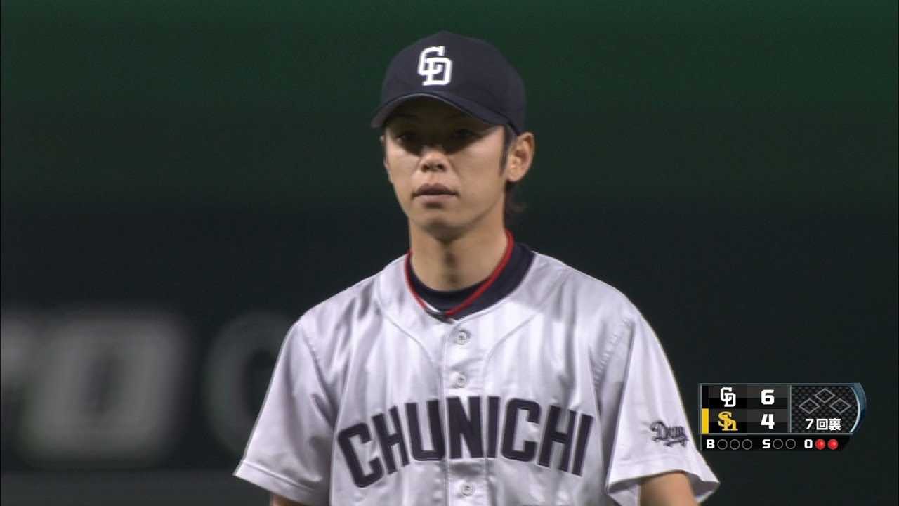 【プロ野球パ】浅尾のフォークが炸裂！3連続空振り三振奪う！  2014/06/11 H-D