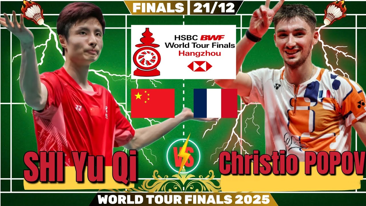 🔥 DESERVED CHAMPION 🔥 Christo POPOV (FRA) vs SHI Yu Qi (CHN)| Finals World Tour Finals 2025