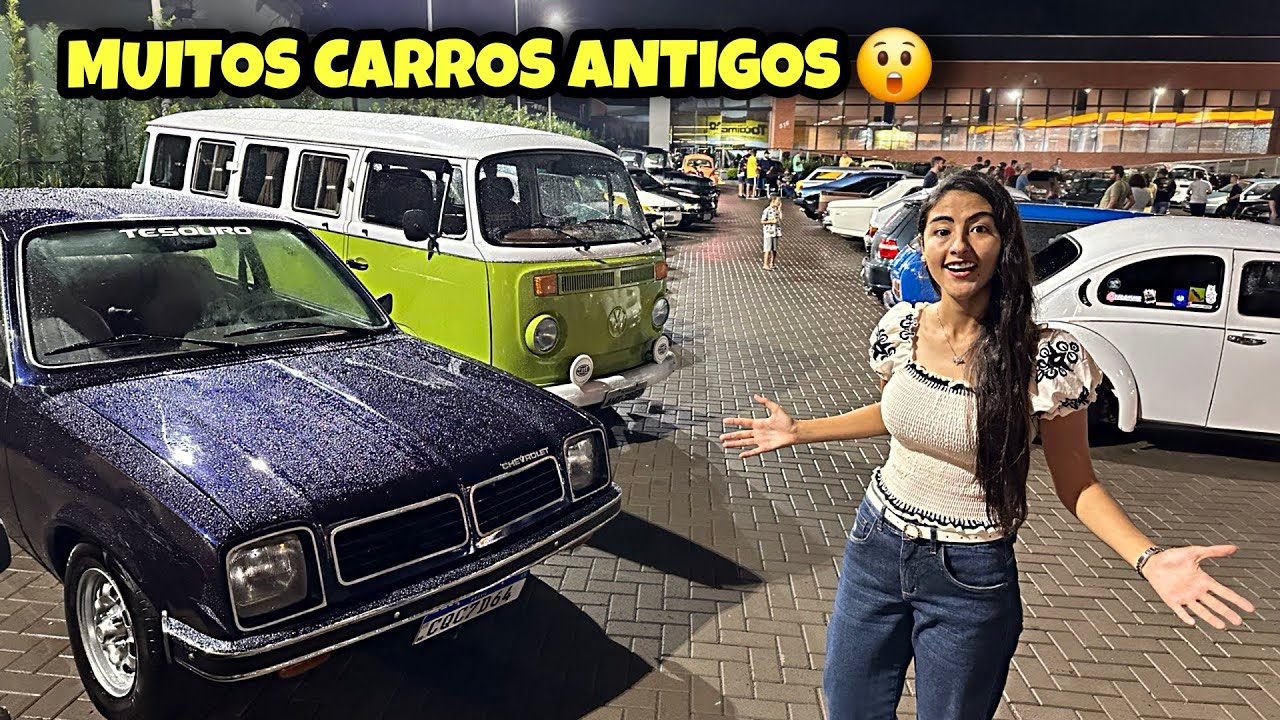 FUI DE CHEVETTE TESOURO NO EVENTO DE CARROS ANTIGOS !!!