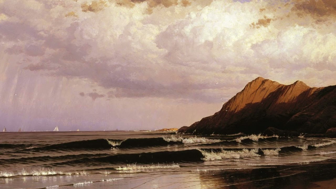 Time and Tide by American artist Alfred Thompson Bricher | 4K Frame TV Art