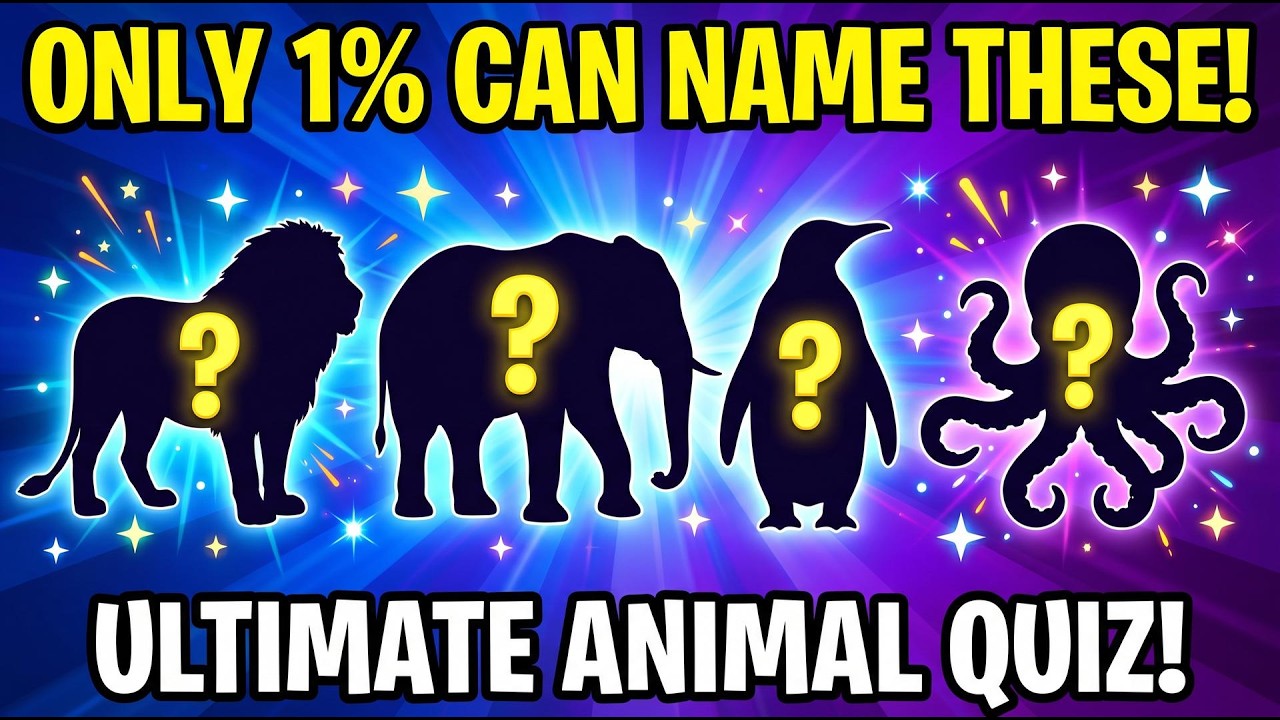 Only 1% Can Guess These Animals Names || Quiz_2026 ||