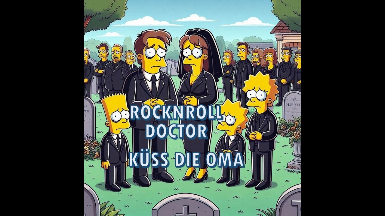 Küss die Oma - heavy metal gothic - version - #lied #musik #satire #friedhof #krematorium #oma #opa