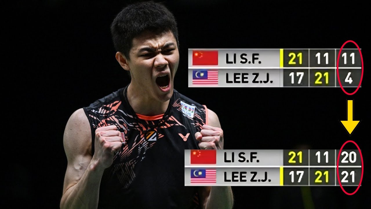 Lee Zii Jia's UNBELIEVABLE COMEBACK against Li Shi Feng