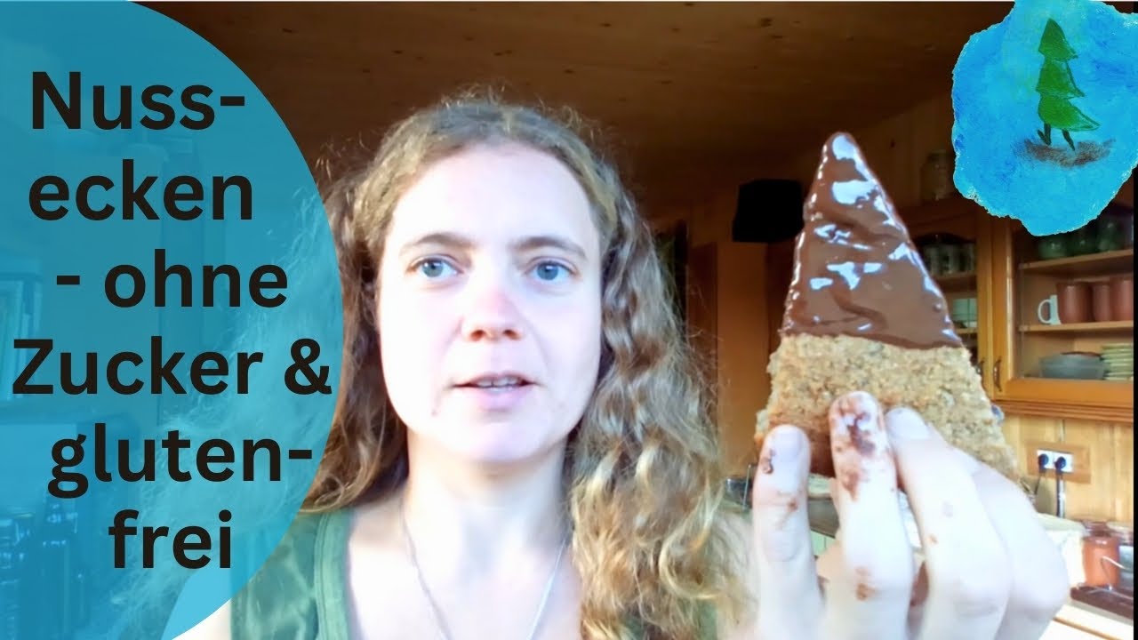 Nussecken selbstgemacht - ohne raffinierten Zucker und glutenfrei (DIY)