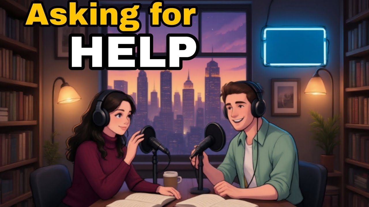 🤔How to Ask for Help in ENGLISH - Podcast For Speaking Fluency