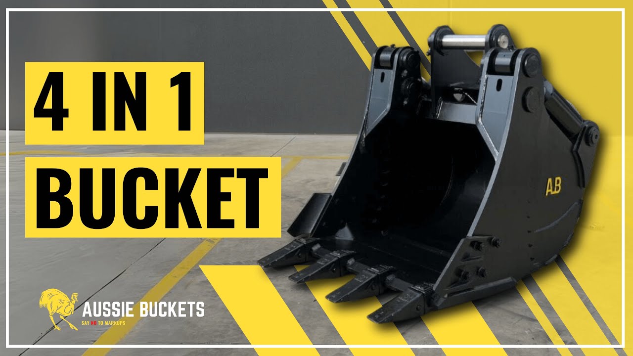 Heavy Duty 4 in 1 Bucket Technical Walkthrough | Aussie Buckets