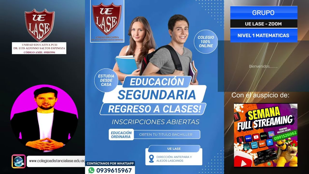 MATEMATICA NIVEL 1 y 2 SEM 16 al 20 - FEB 2026