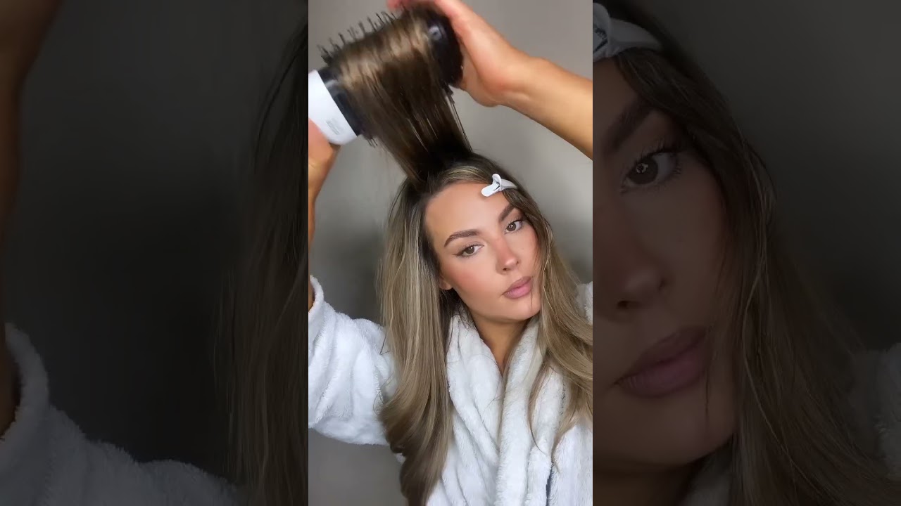 Blowout Brush Tutorial - 90s blow dry #bondiboostblowoutbrush #hairtutorial #blowdry