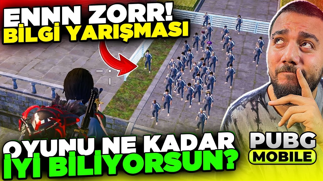 OYUNU NE KADAR İYİ BİLİYORSUN? EN ZOR SORULAR! PUBG Mobile Bilgi Yarışması