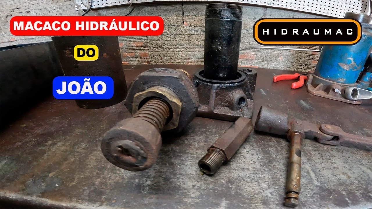 Macaco hidráulico antigo de herança