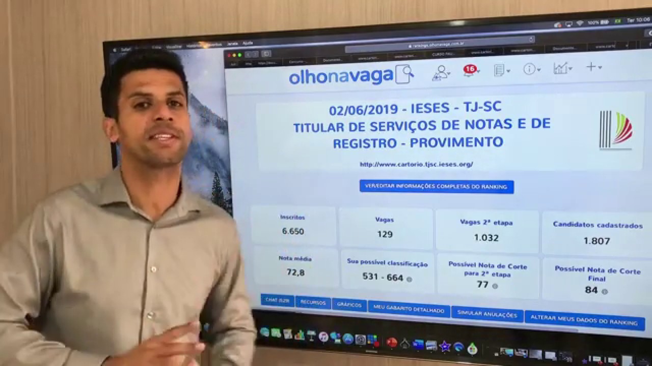 NOTA DE CORTE DE SC | MINHA NOTA | CONCURSO DE CART&Oacute;RIO