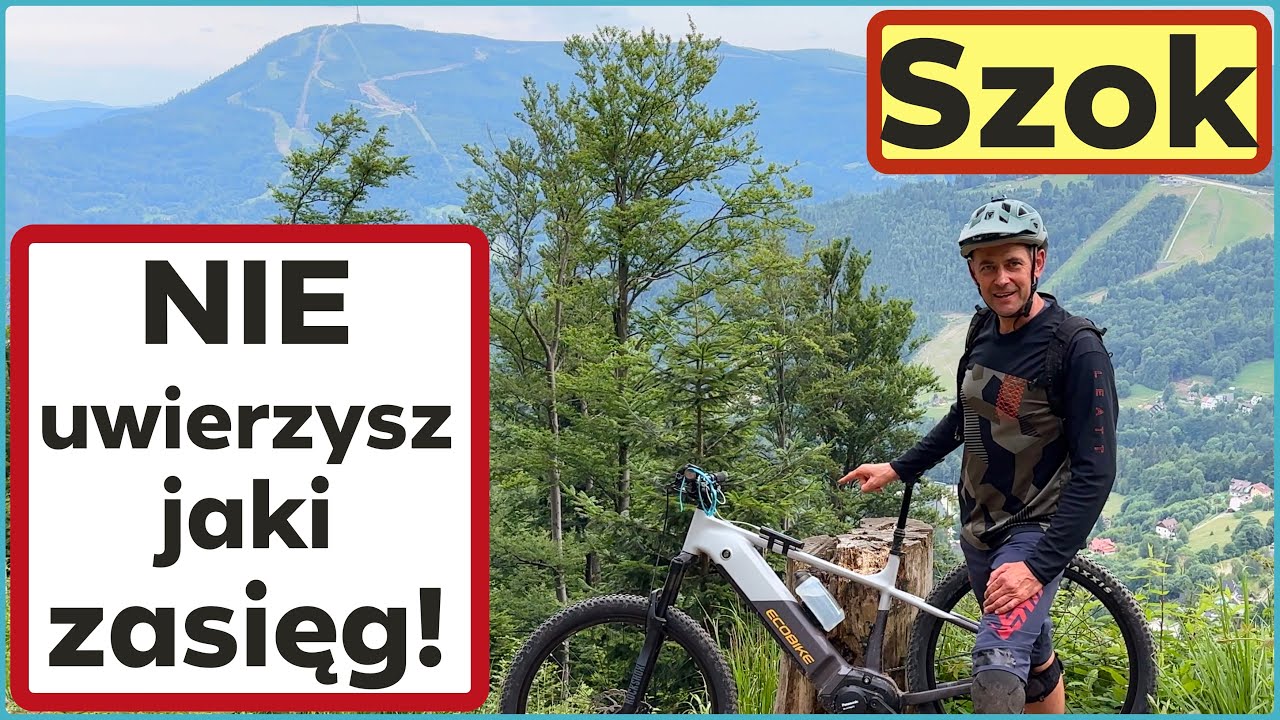 Mój rekord! Nie uwierzycie ile przejechałem na jednej baterii. Szok! 1080Wh. Ecobike Mauler drebike