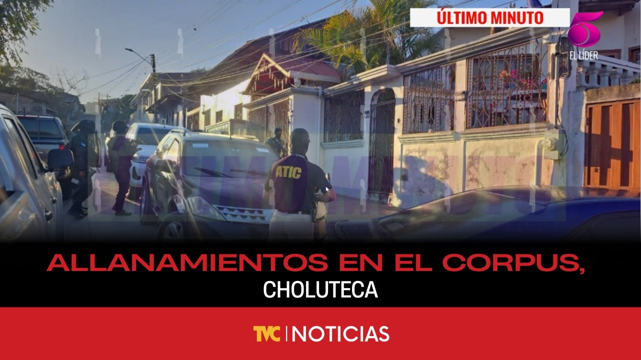 Allanamientos en El Corpus, Choluteca
