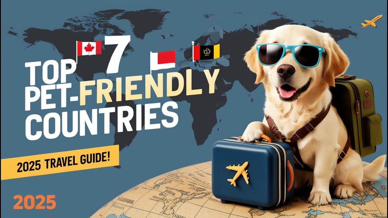 Top 7 Pet-Friendly Countries to Visit in 2025 🐾 (Best for Dogs & Cats!)