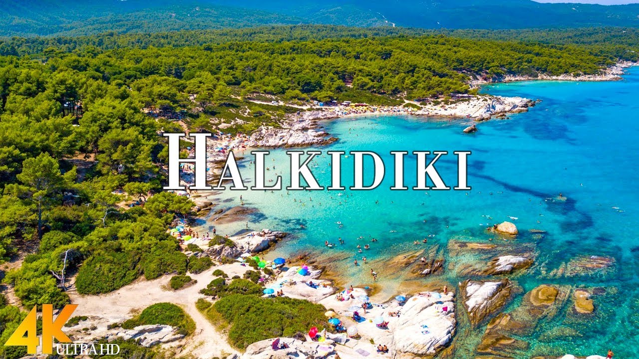 Halkidiki, Greece 4K Ultra HD • Stunning Footage, Scenic Relaxation Film with Calming Music