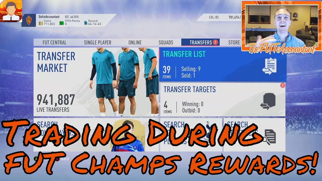 Trading During FUT Champs Rewards Today! UCL Trading - FIFA 19