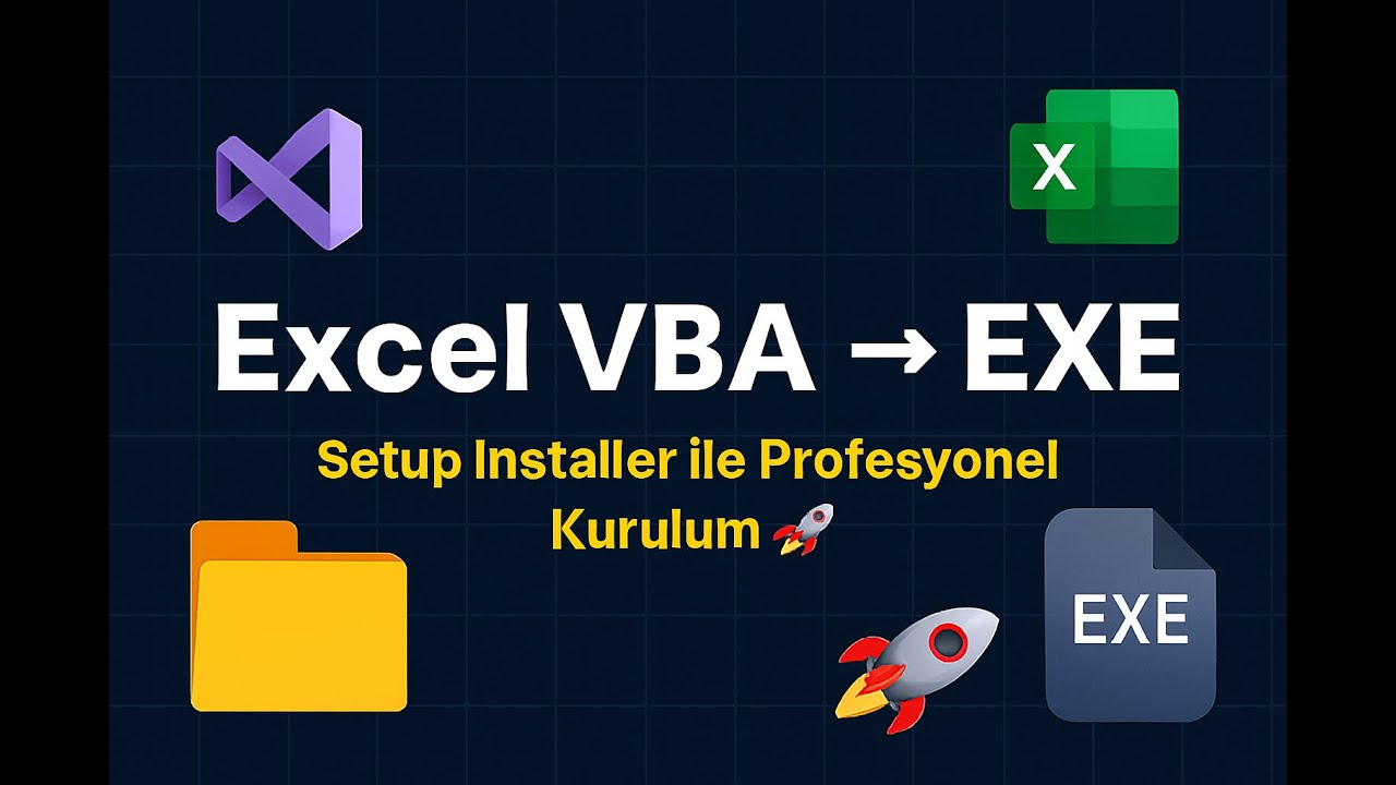 Excel VBA Projenizi EXE’ye Dönüştürün