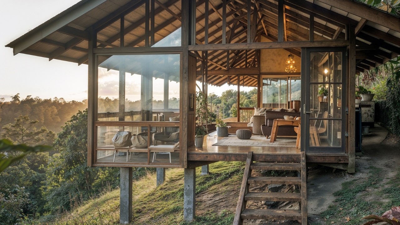 CASAS EM TERRENO DECLIVE | Ideias para Projetos!