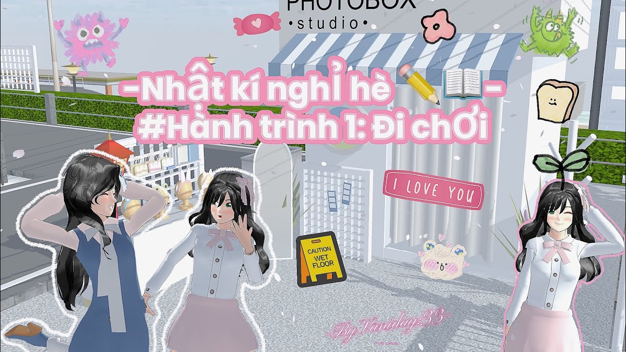 Nhật kí nghỉ hè📖✏️ #Hành trình 1 #foryou #sakuraschoolsimulator #vairalvideo ​⁠