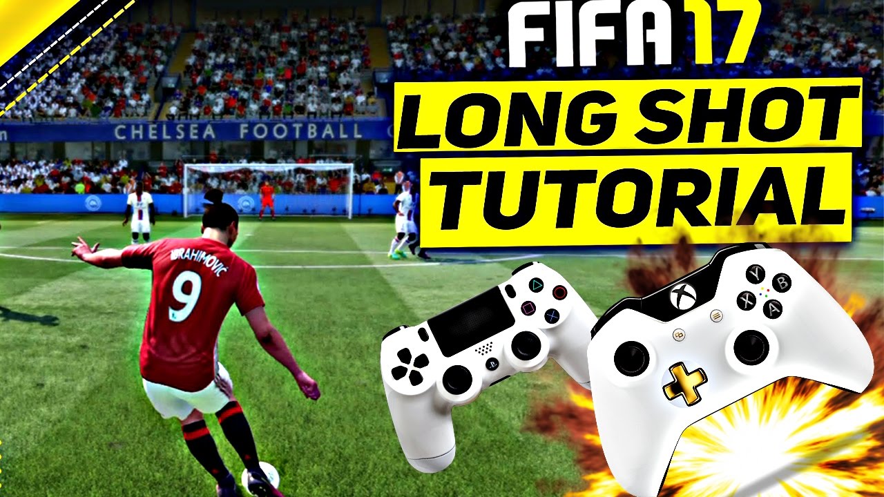 Como fazer Gols de Longe no FIFA17- tutorial LONGSHOT ps4/ps3/xboxone/xbox