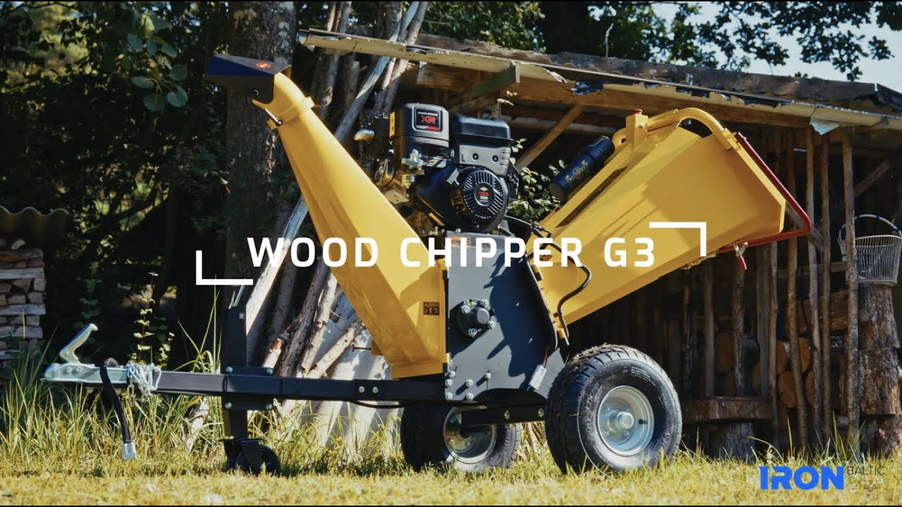 WOOD CHIPPER G3 (Briggs & Stratton 14hp) (ATV / UTV attachment)
