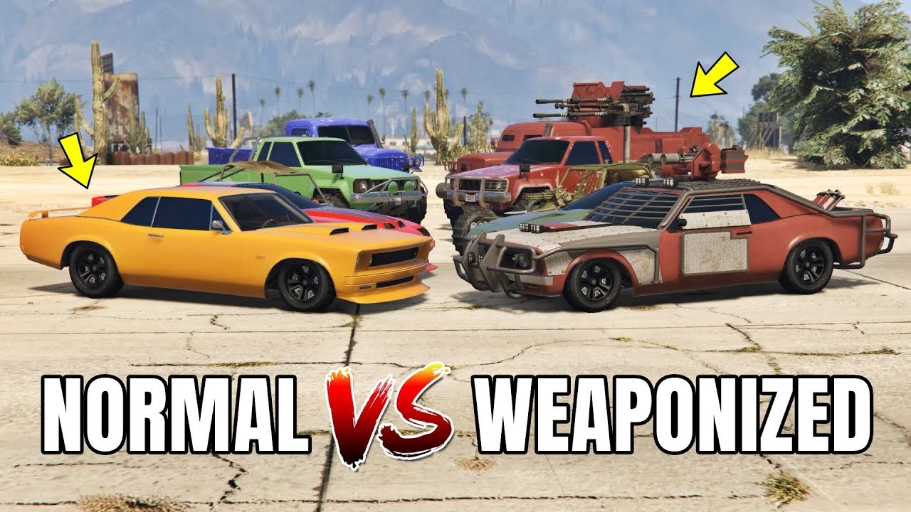 GTA 5 ONLINE - NORMAL VS WEAPONIZED (WHICH IS FASTEST?)
